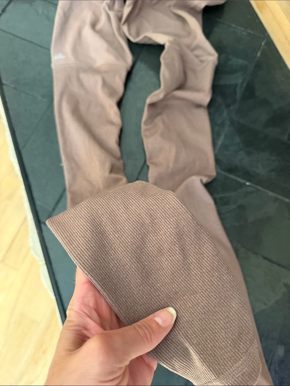 ALO Yoga Pilates blush pink Leggings